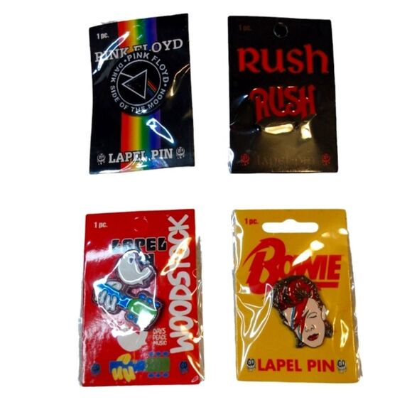 C&D Visionary Inc. 4 Bands NIP Lapel Pins - Picture 1 of 7